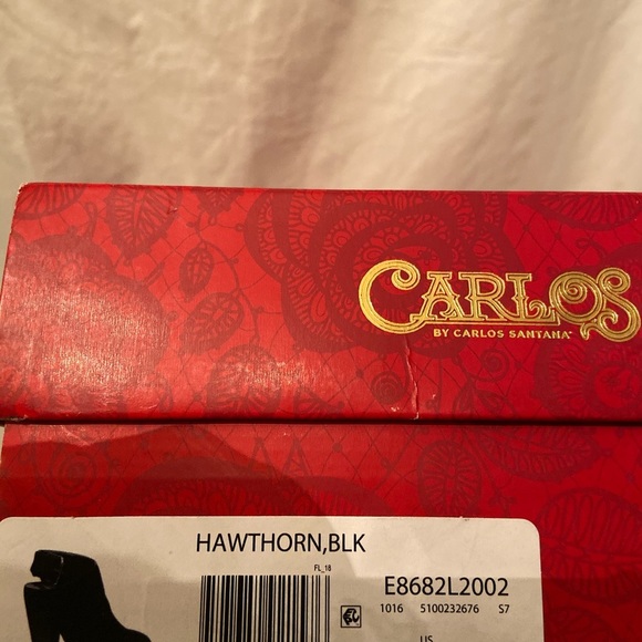 Carlos “Hawthorne” black suede ankle boots 7.5 - Picture 7 of 7